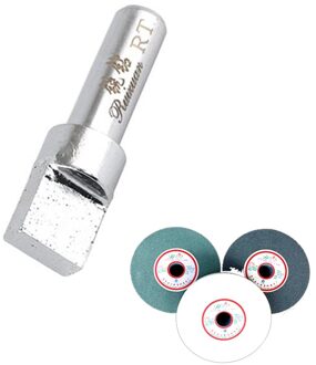 Diamant pen puntenslijper voor de slijpschijf reparatie Frezen steen pen 10mm (3/8 ") 0.5 CT Bruin korund siliciumcarbide