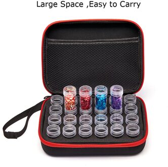 Diamant Schilderij Accessoires Draagtas Container Opbergdoos 24 Flessen Diamant Schilderen Hand Tas Gereedschap zak zonder bottle