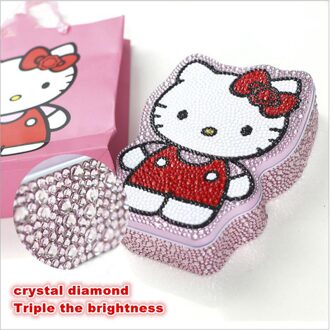 diamant schilderij cartoon kat creatieve handgemaakte DIY opbergdoos sieraden doos opbergtas diamant borduurwerk pak mode snoep Multi