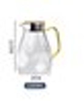 Diamant Textuur Glas Theepot Set Koud Water Jug Transparante Koffie Pot Thuis Hittebestendig Grote Capaciteit Setheatable Ketel 2.2L Teapot