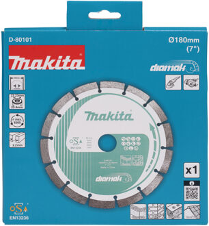 Diamantschijf 180x25,4x2,2mm | Segment - D-80101