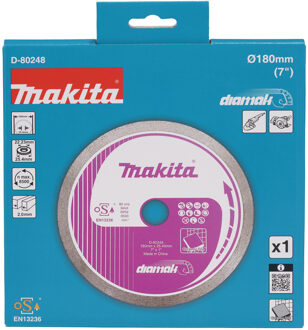 Diamantschijf 180x25,4x2mm | Volband | Incl. reduceerring 20mm - D-80248