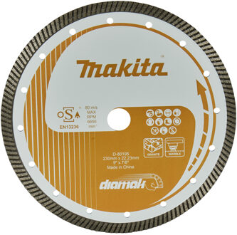 Diamantschijf | 230 x 22,23 x 2,6 mm - D-80195