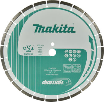 Diamantschijf Gesegmenteerd 350x25.4x3,2 mm - D-80139