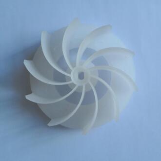 Diameter 106mm gat 6X8mm computer blower of droger accessoires motor fan blades wit 10-blade