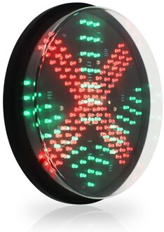 Diameter 12Inch Rode Stop Green Go Led Stoplicht Signaal Module Voltage 85-265VAC