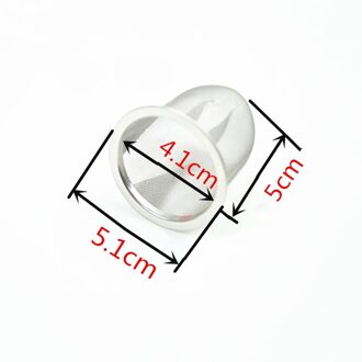 Diameter 5.1-9 Cm Mesh Thee-ei Herbruikbare Theezeefje Rvs Theepot Leaf Spice Filter Drinkware Keuken Accessoires 5.1cm