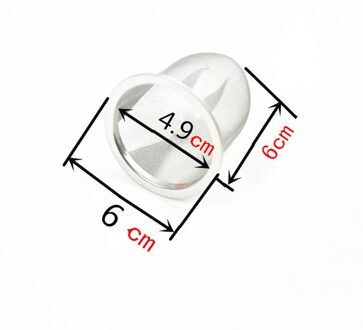 Diameter 5.1-9 Cm Mesh Thee-ei Herbruikbare Theezeefje Rvs Theepot Leaf Spice Filter Drinkware Keuken Accessoires 6cm