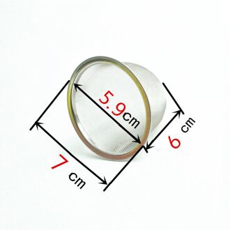 Diameter 5.1-9 Cm Mesh Thee-ei Herbruikbare Theezeefje Rvs Theepot Leaf Spice Filter Drinkware Keuken Accessoires 7cm