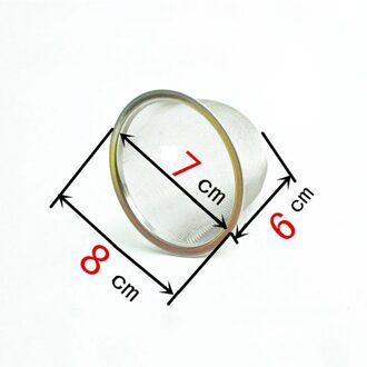 Diameter 5.1-9 Cm Mesh Thee-ei Herbruikbare Theezeefje Rvs Theepot Leaf Spice Filter Drinkware Keuken Accessoires 8cm