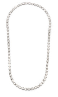 Diamond baguette necklace NAZQ