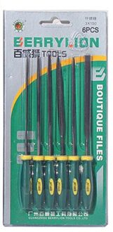 Diamond Carving Tool 6 Stks/set Polijsten Metaal Glas Steen Hout Craft Naald File Set Groen 140Mm/160Mm/180Mm