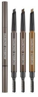 Diamond Eyebrow - 3 Colors #01 Gray Brown