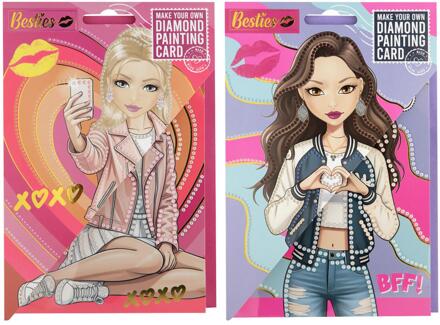 Diamond painting kaart+envelop verschillende