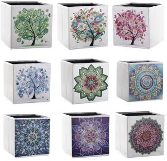 Diamond Painting Storage Box Storage Case Foldable Storage Bag DIY Cross Stitch Embroidery Diamond Art Number Kit New