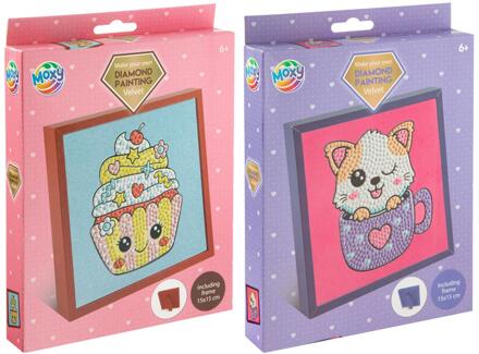 Diamond painting velvet met frame verschillende