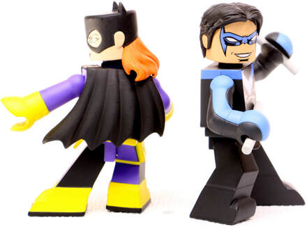 Diamond Select Toys DC Comics Batgirl & Nightwing Comic Vinimate EXC 2 Pack