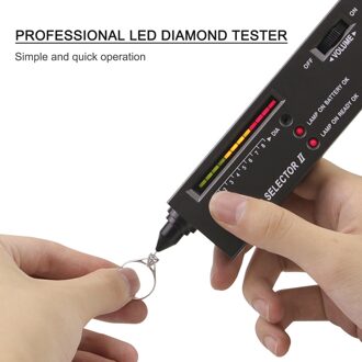 Diamond Selector Ii Professionele Led Diamant Tester Diamant Indicator Sieraden Gem Crystal Jade Selector Test Pen Tool