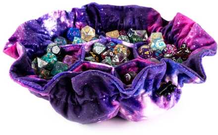 Dice bag with compartments Velvet Nebula