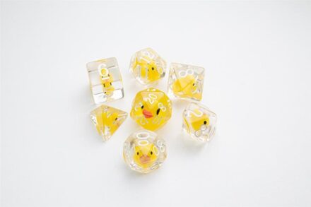 Dice Embraced - Rubber Duck Dice Set (7 stuks)