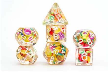 Dice Set Fruit (7)