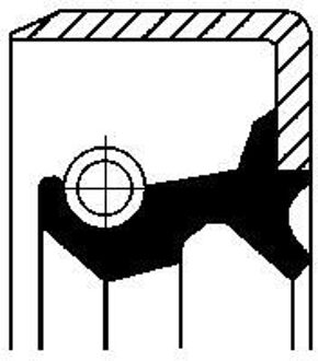 Dichtingsring, servopomp 12011282B