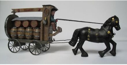 Dickensville Bierwagen m paard Us Heit Multikleur