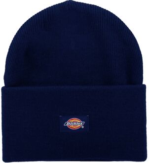 Dickies Acryl Cuffed Unisex Volwassenen Blauwe Muts Navy