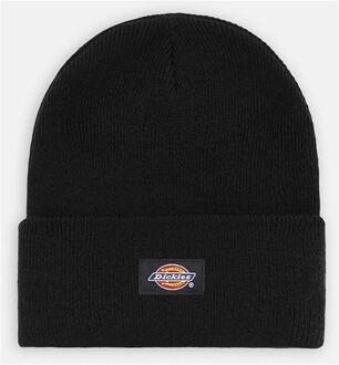 Dickies Acryl Gebreide Unisex Volwassenen Zwarte Beanie Muts