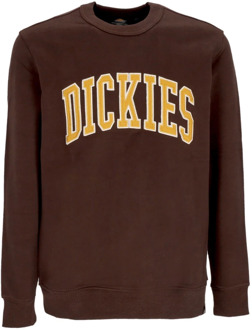 Dickies Aitkin Crewneck Sweatshirt Streetwear Dickies , Brown , Heren - Xl,M,S