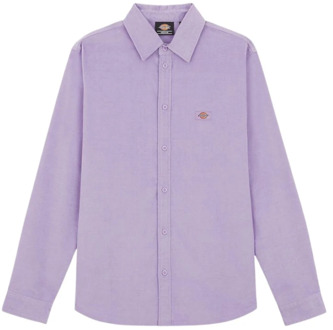 Dickies Casual Overhemden Collectie Dickies , Purple , Heren - S