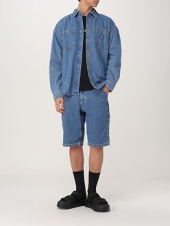 Dickies Denim Shirt Lange Mouwen Relaxed Fit Lichtblauw