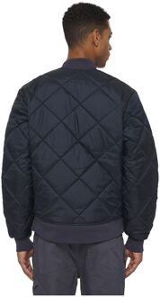 Dickies Diamond Heren Blauw Gequilt Jacket Navy - XL