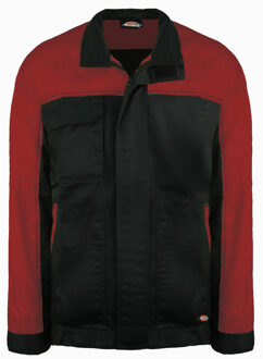 Dickies Everyday heren zwart/rood werkjasje - maat 4XL