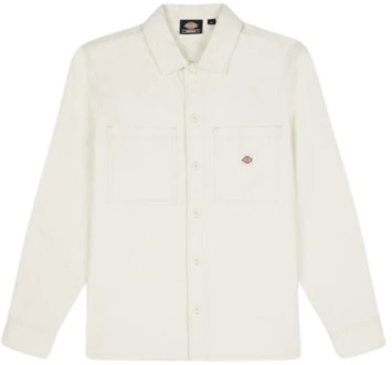 Dickies Florala Shirt, C581 Cloud Dickies , White , Heren - Xl,L
