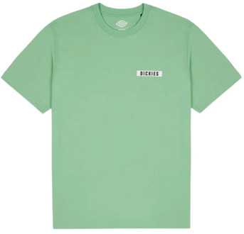 Dickies Groene T-shirts en Polos Dickies , Green , Heren - Xl,S,Xs