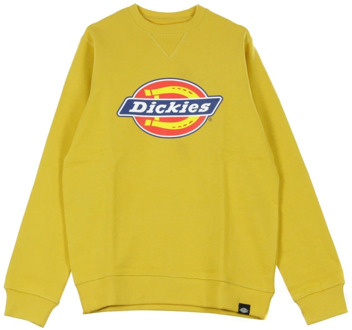 Dickies Harrison Mustard Crewneck Sweatshirt Dickies , Yellow , Heren - XL