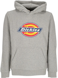Dickies Icon Logo Hoodie Grijs Melange Streetwear Dickies , Gray , Heren - Xl,M