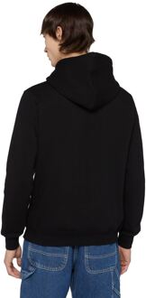 Dickies Icon Logo Polyester Unisex Volwassenen Zwarte Capuchon Sweater - maat M