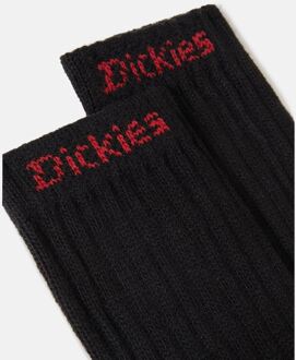 Dickies Industrieel Katoenen Zwarte Werk Sokken voor Mannen - maat