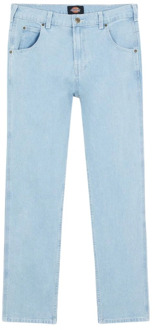 Dickies Klassieke Straight Jeans Dickies , Blue , Heren - W34 L32