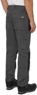 Dickies Multi Pocket Utility Polyester Grijze Werkbroek voor Mannen Houtskool - 36 inch