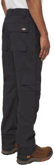 Dickies Multi Pocket Utility Polyester Zwarte Werkbroek voor Mannen - 40 inch