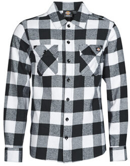 Dickies Overhemd Lange Mouw Dickies NEW SACRAMENTO SHIRT BLACK" Zwart - XXL, S, M, XL, XS