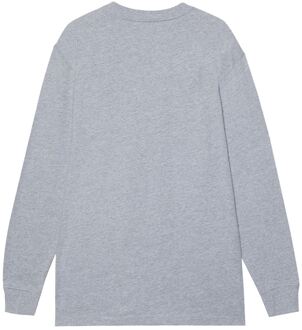 Dickies Pocket Tee Lange Mouw Katoenen Heren Grijs T-Shirt - XL