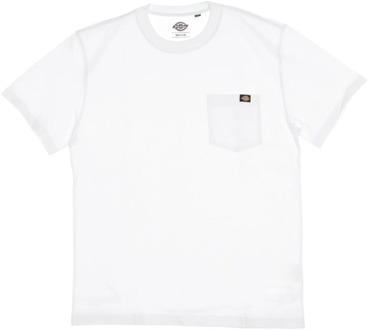 Dickies Porterdale White T-Shirt Dickies , White , Heren - 2Xl,L