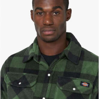 Dickies PORTLAND Heren Shirt Jacket Groen - 2XL