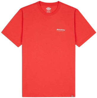 Dickies Premium Heren T-Shirts Collectie Dickies , Red , Heren - Xl,S