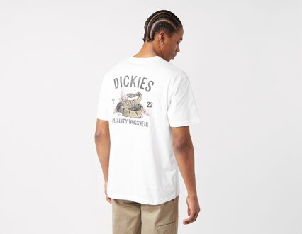 Dickies Snake T-Shirt, wit - L