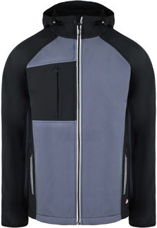 Dickies Softshell heren grijs/zwart resistente jas - 4XL